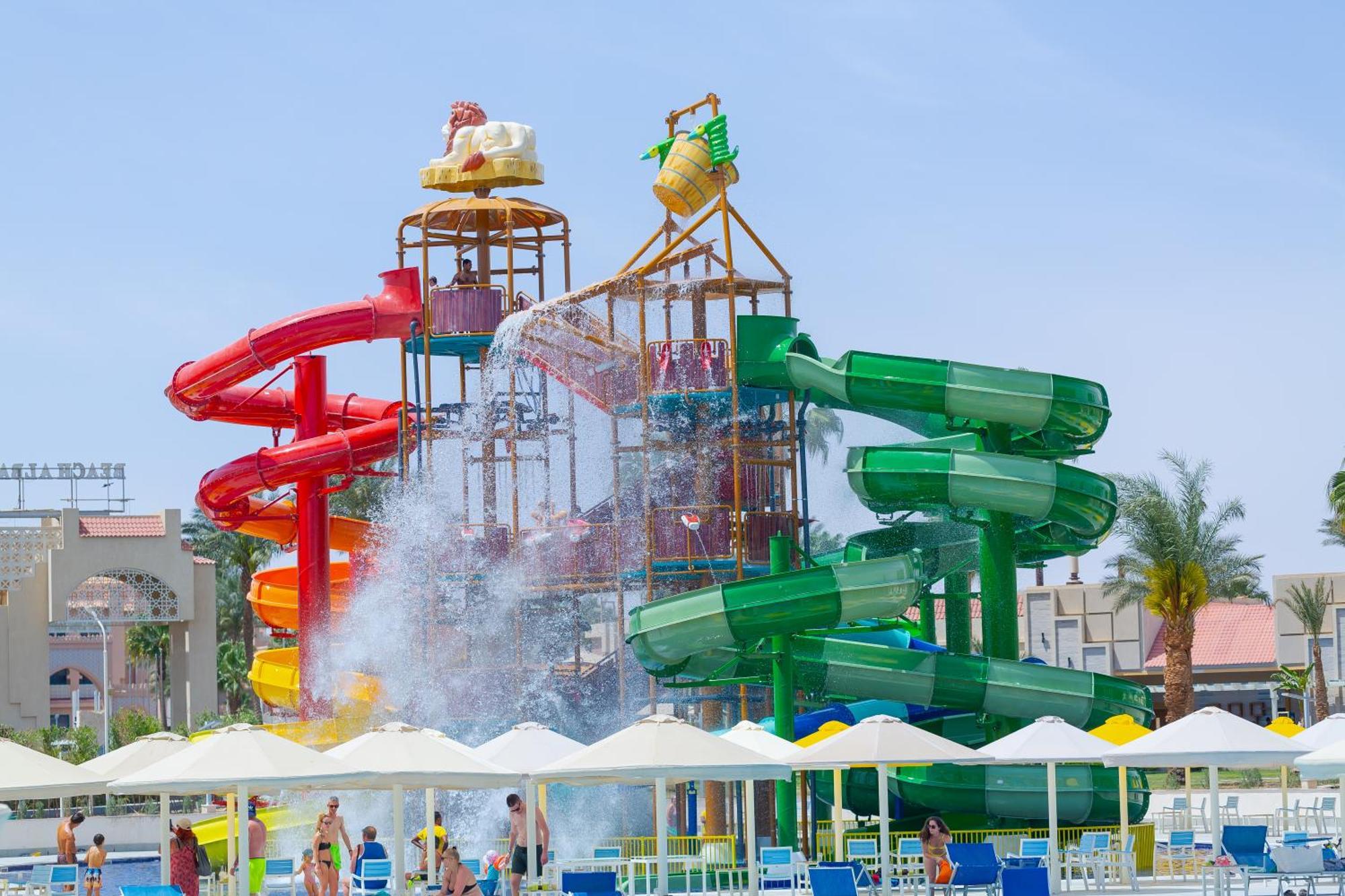 Beach Albatros Aqua Park - Hurghada Esterno foto Water park in Cyprus